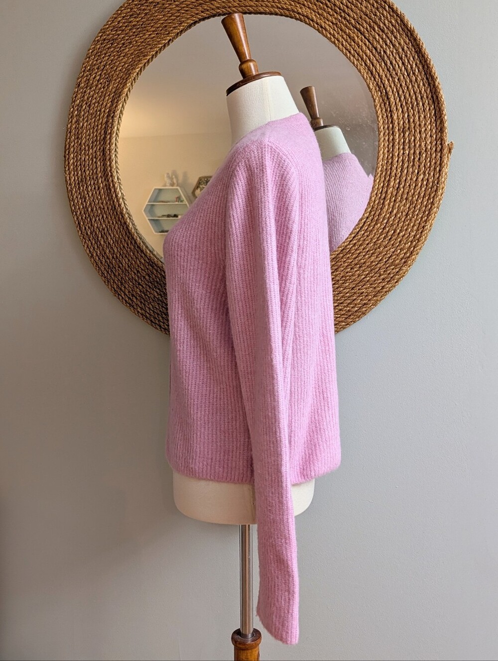 Z Supply Medina Cozy Rib Cardigan in Pink Crush - Picture 3 of 6